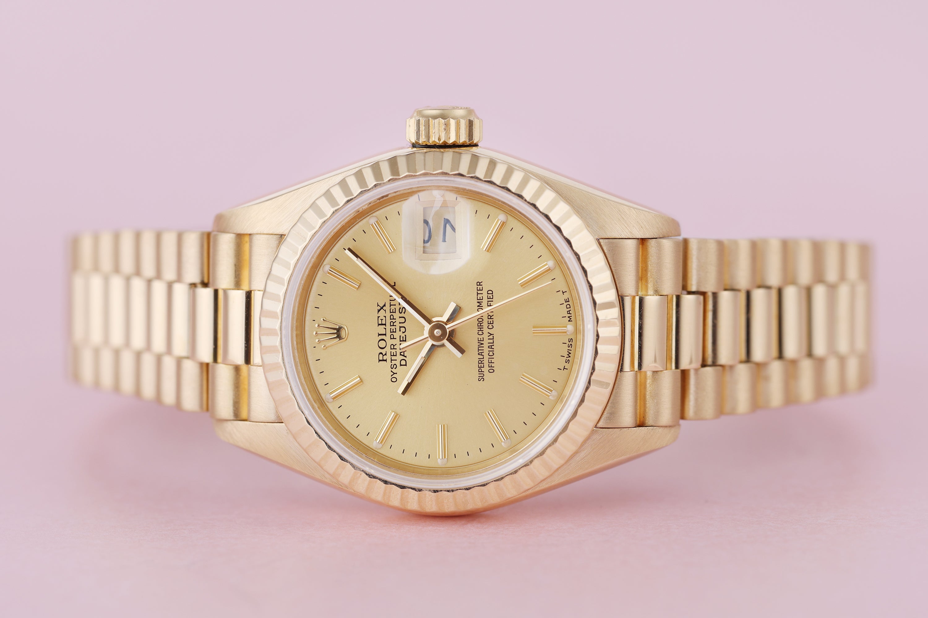 Rolex Lady DateJust | REF. 69178 | Gold Dial | 18k Yellow Gold | 1987