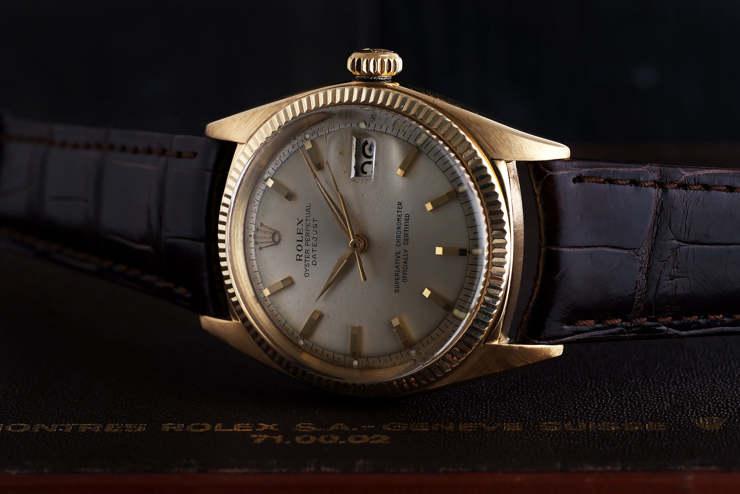Rolex DateJust | REF. 1601 | Gold Dial | 36mm | 18k Yellow Gold | 1961