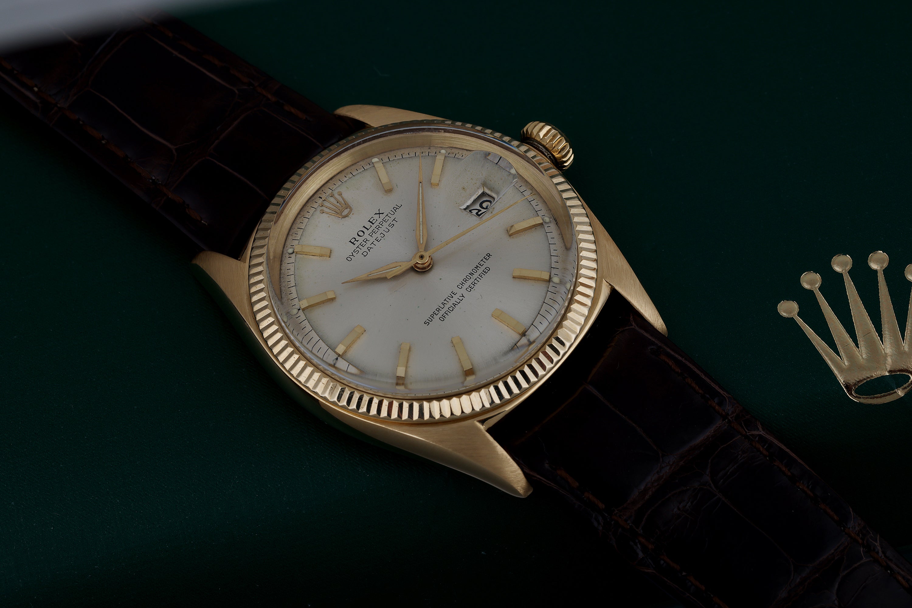 Rolex DateJust | REF. 1601 | Gold Dial | 36mm | 18k Yellow Gold | 1961