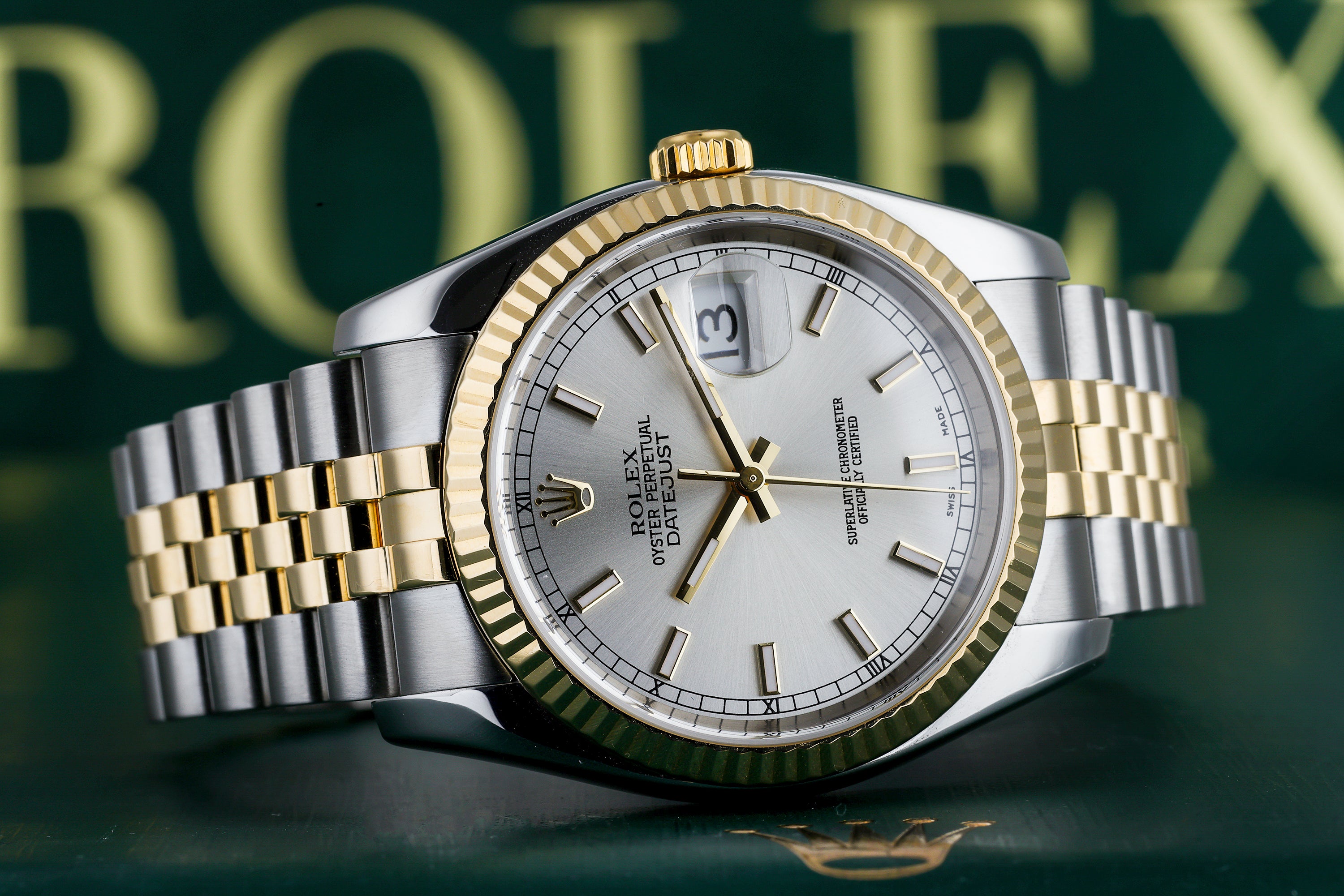 Rolex DateJust 36 | REF. 116233 | Silver Dial | Stainless Steel & 18k Yellow Gold | 2005