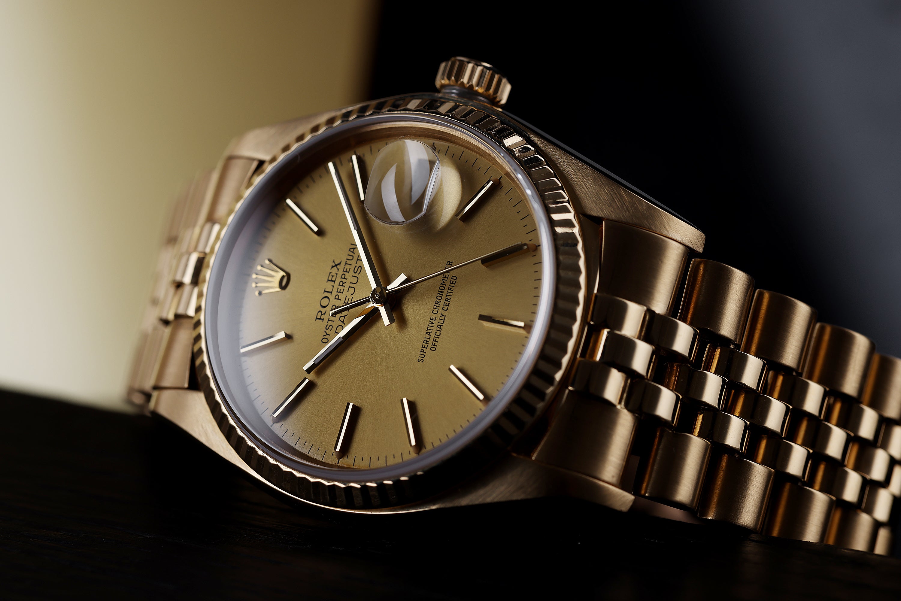 Rolex DateJust 36 | REF. 16018 | Jubilee Bracelet | 18k Yellow Gold | 1981