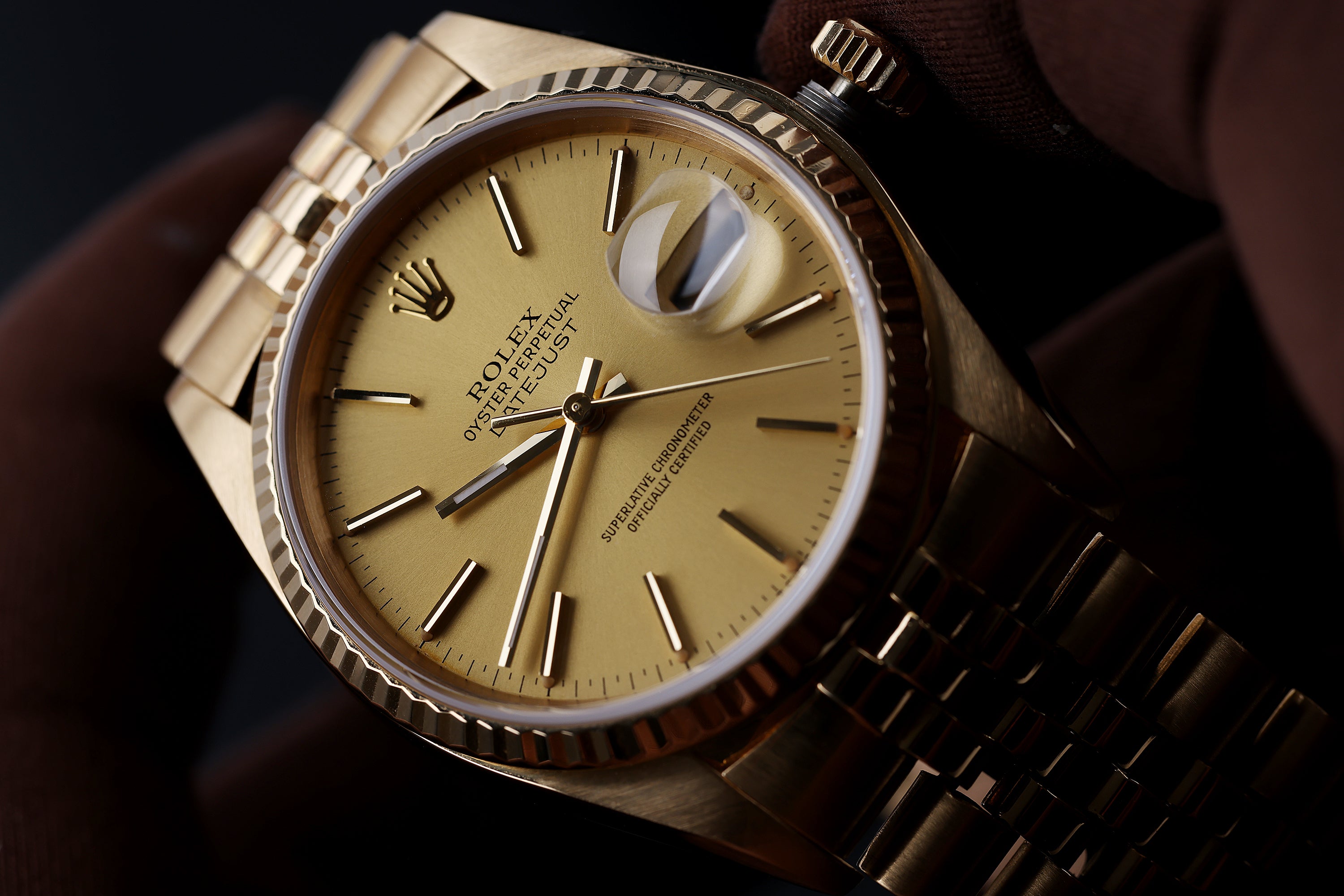 Rolex DateJust 36 | REF. 16018 | Jubilee Bracelet | 18k Yellow Gold | 1981