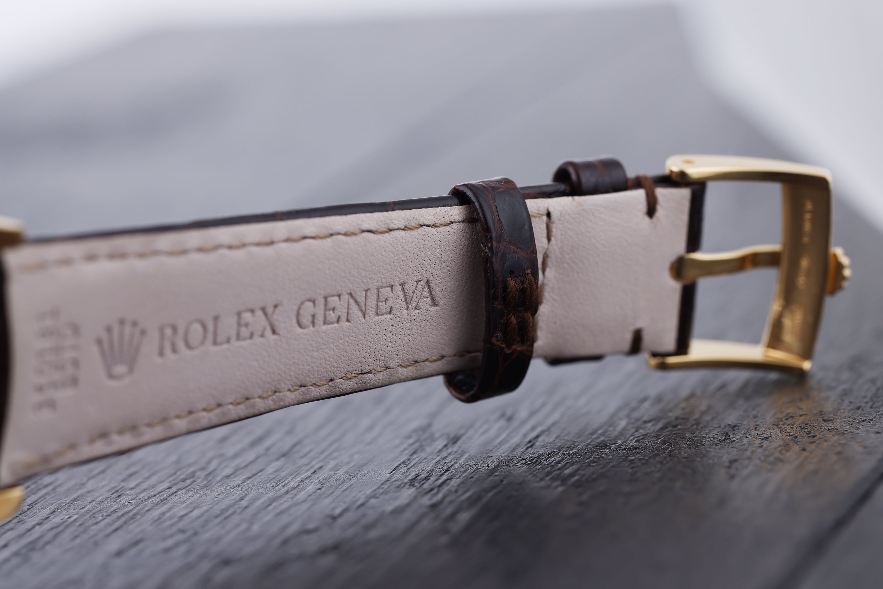 Rare Rolex Day-Date | REF. 6612 | Champagne Dial 'Leaf-Hands' | Red Date Disc | 18k Yellow Gold | 1957