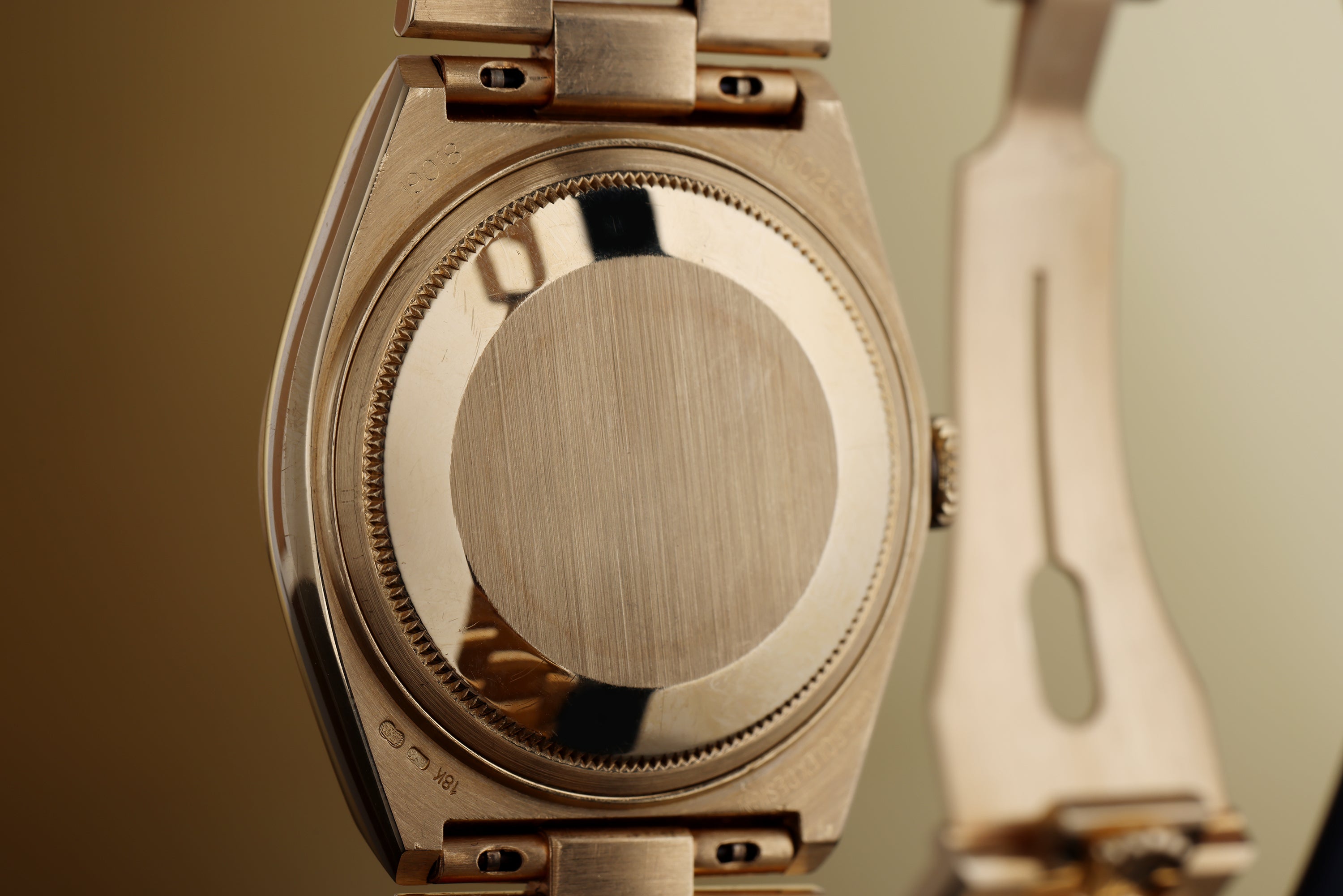 Rolex Day-Date Oysterquartz | REF. 19018 | Black Dial | 36mm | 18k Yellow Gold | 1980