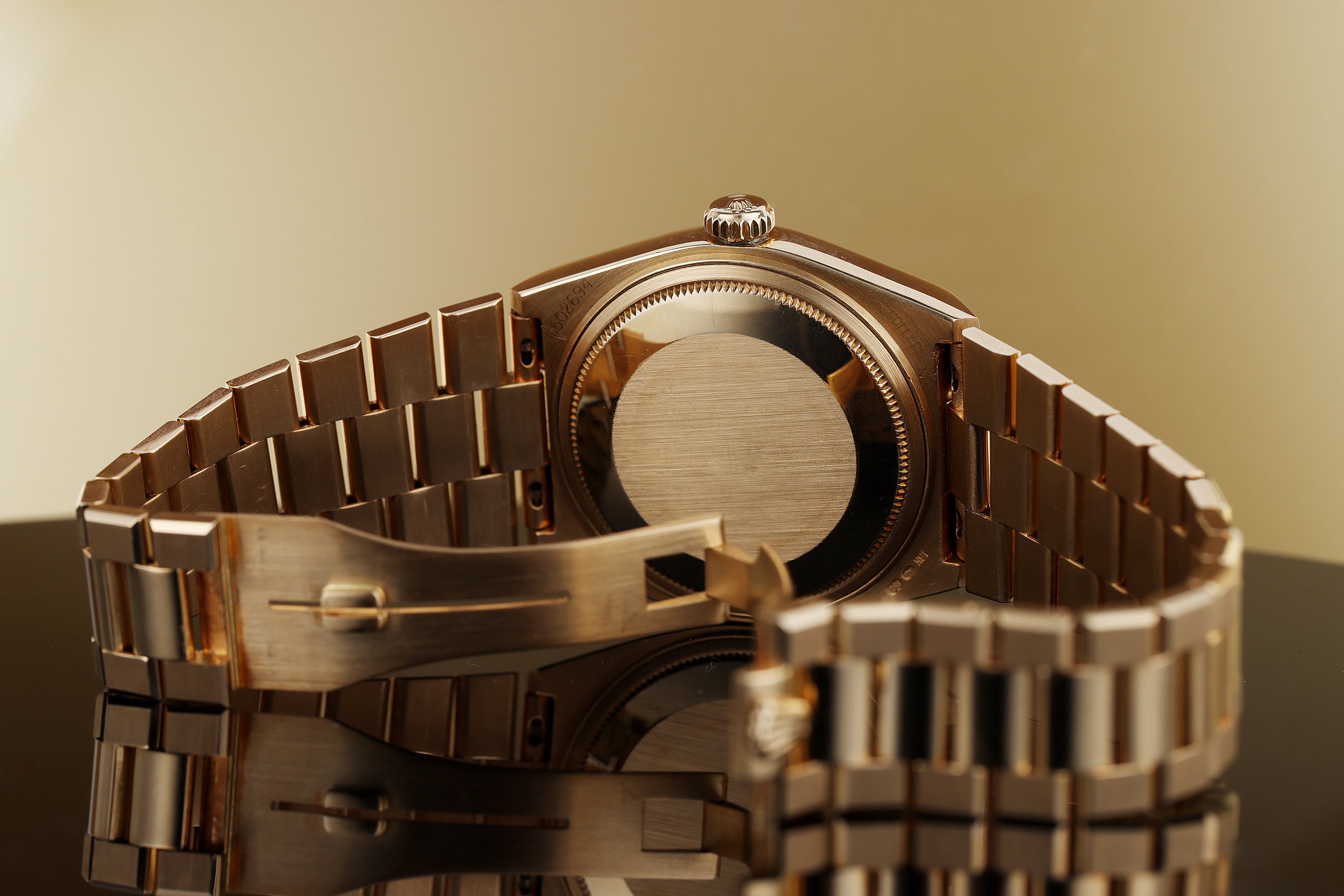 Rolex Day-Date Oysterquartz | REF. 19018 | Black Dial | 36mm | 18k Yellow Gold | 1980