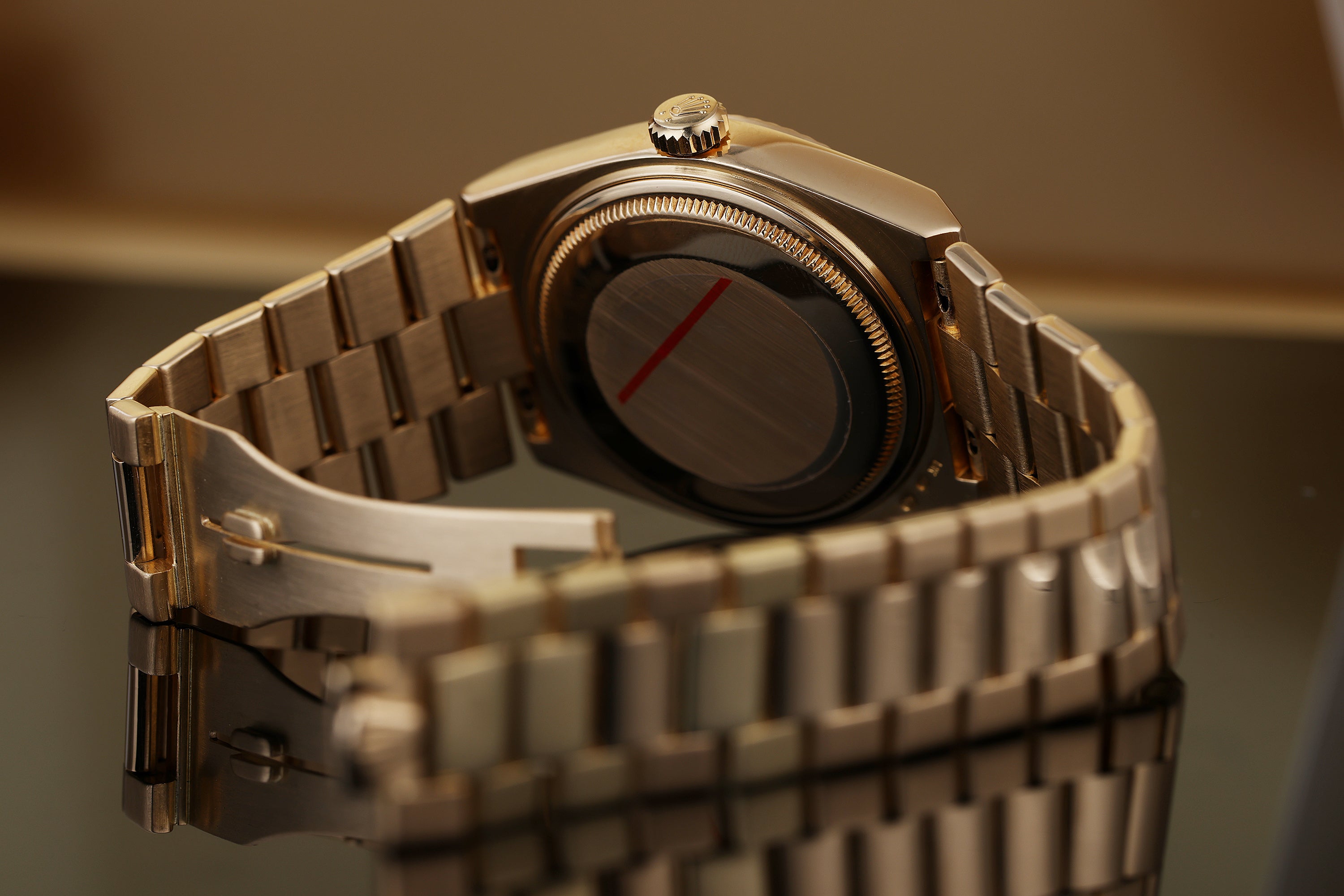 Rolex Day-Date Oysterquartz | REF. 19018 | Black Dial | 36mm | 18k Yellow Gold | 1982