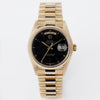 Rolex Day-Date | REF. 18038 | Black Dial | 18k Yellow Gold | 1981