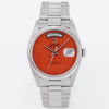 Rare Unpolished Rolex Day-Date | Coral Dial | REF. 18206 | Platinum | 36mm | 1991