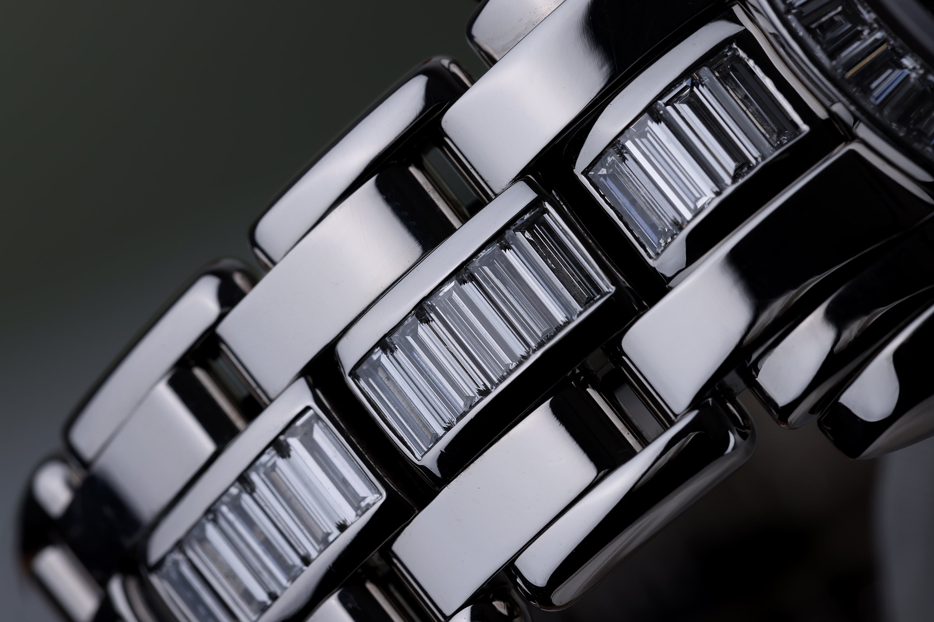 Rolex Day-Date Masterpiece 39 | REF. 18956 | Platinum | Black Mother of Pearl Diamond Dial | Diamond Bezel & Bracelet | 2000