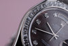 Rolex Day-Date Masterpiece 39 | REF. 18956 | Platinum | Black Mother of Pearl Diamond Dial | Diamond Bezel & Bracelet | 2000