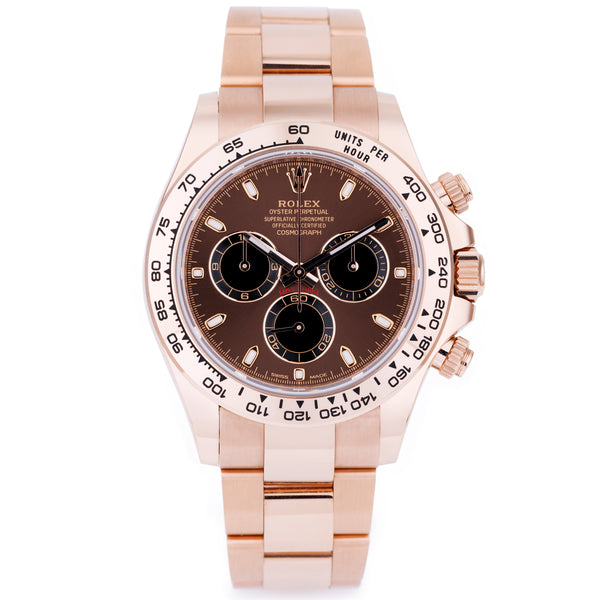 Unworn Rolex Daytona | REF. 116505 | Chocolate Brown Dial | 18k Rose Gold | Box & Papers | 2023