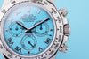 Rare Rolex Blue Beach Daytona - Asprey Engraved Caseback | REF. 116519 | 18k White Gold | Asprey Papers | 2007-2008