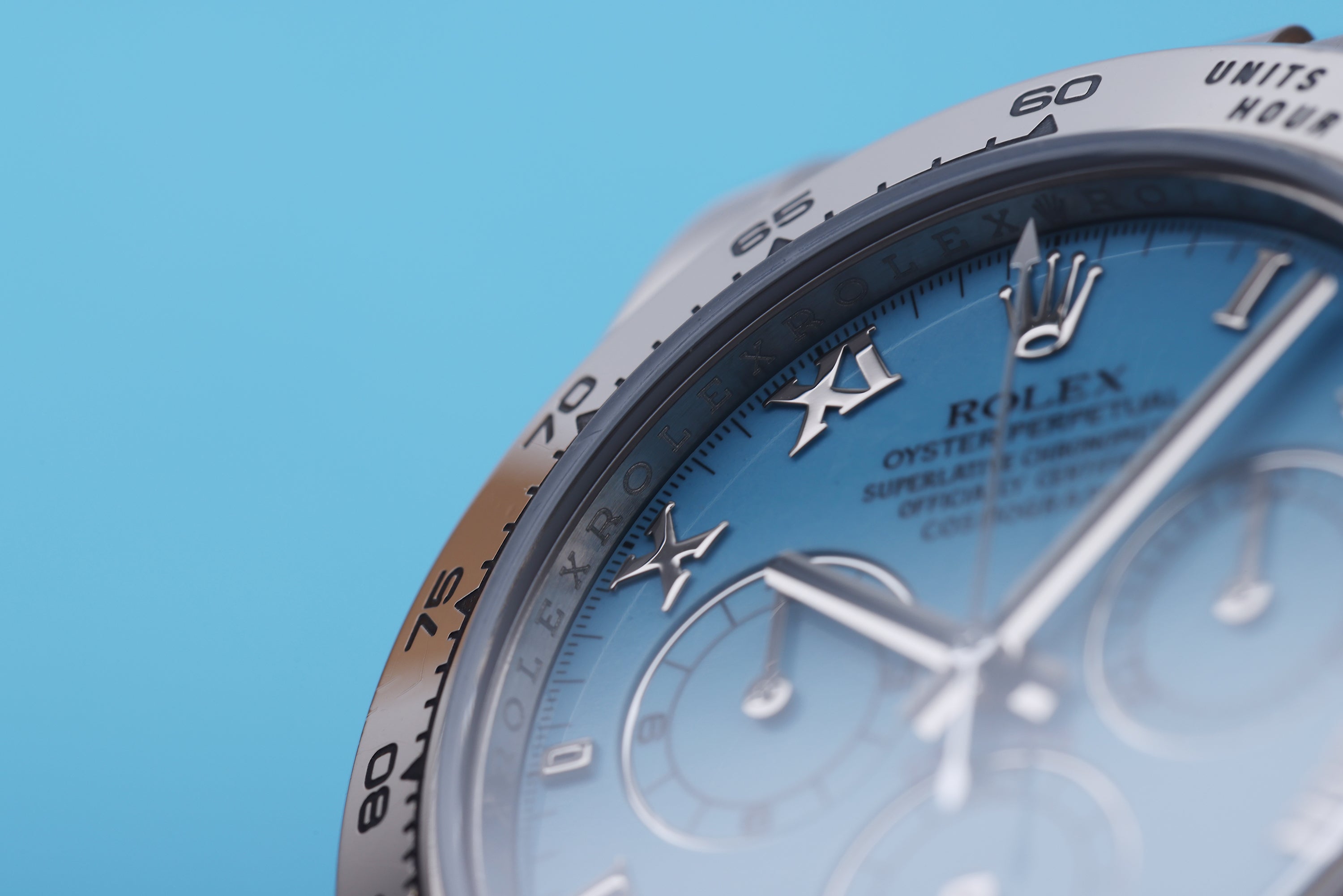 Rare Rolex Blue Beach Daytona - Asprey Engraved Caseback | REF. 116519 | 18k White Gold | Asprey Papers | 2007-2008