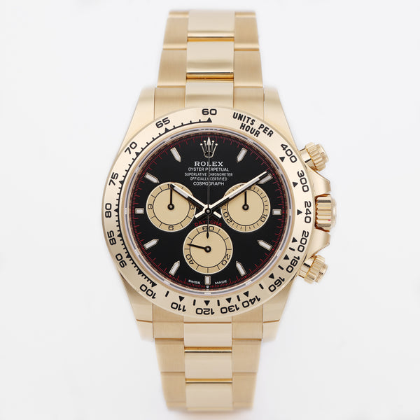 Rolex Daytona | REF. 126508 | Paul Newman Black Racing Dial | 18k Yellow Gold | Box & Papers  | 2023