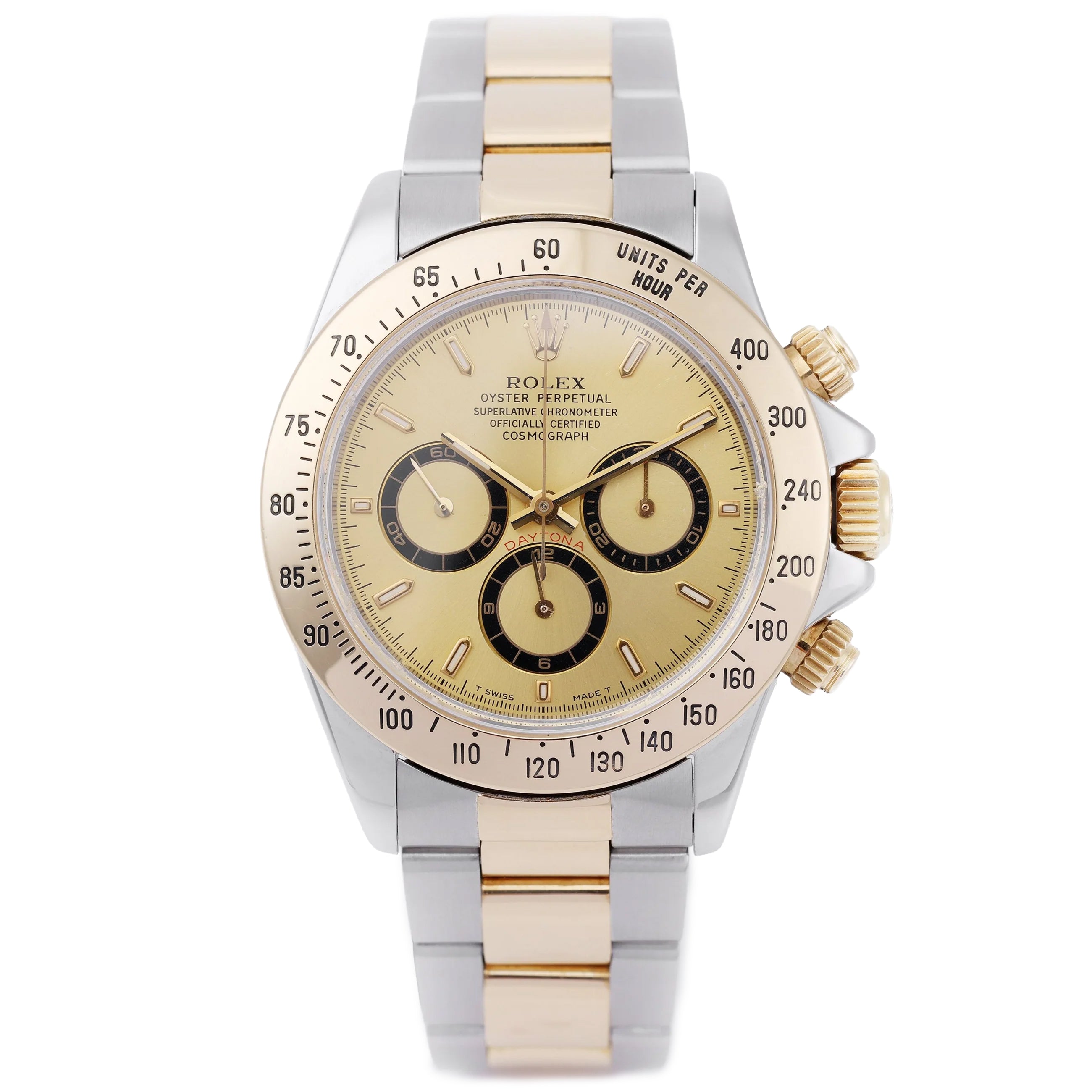 Rolex Daytona Zenith | REF. 16523 | Gold Dial | Box & Papers | 1998 | Stainless Steel & 18k Yellow Gold