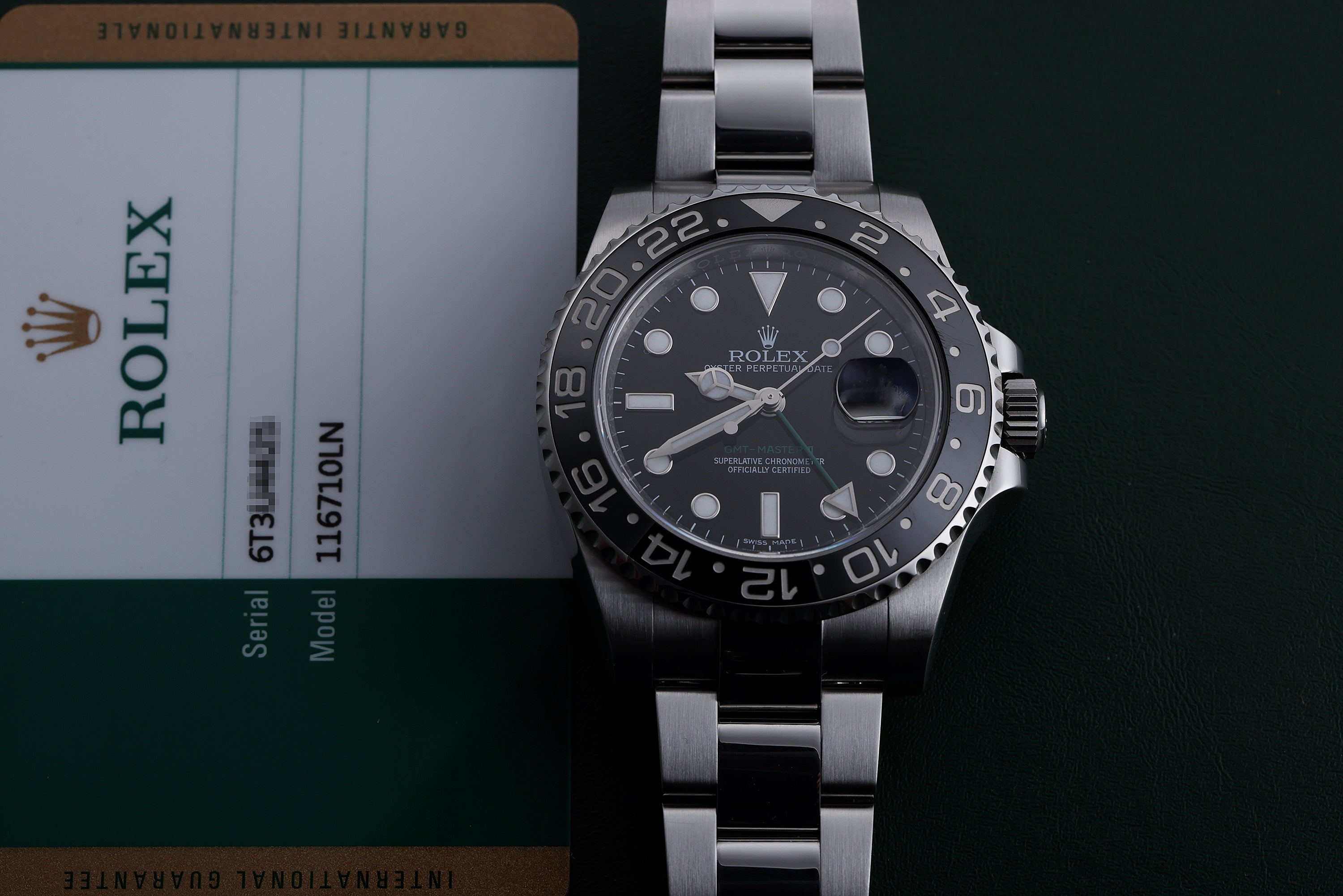 Rolex GMT-Master II | REF. 116710LN | Stainless Steel | Box & Papers | 2018