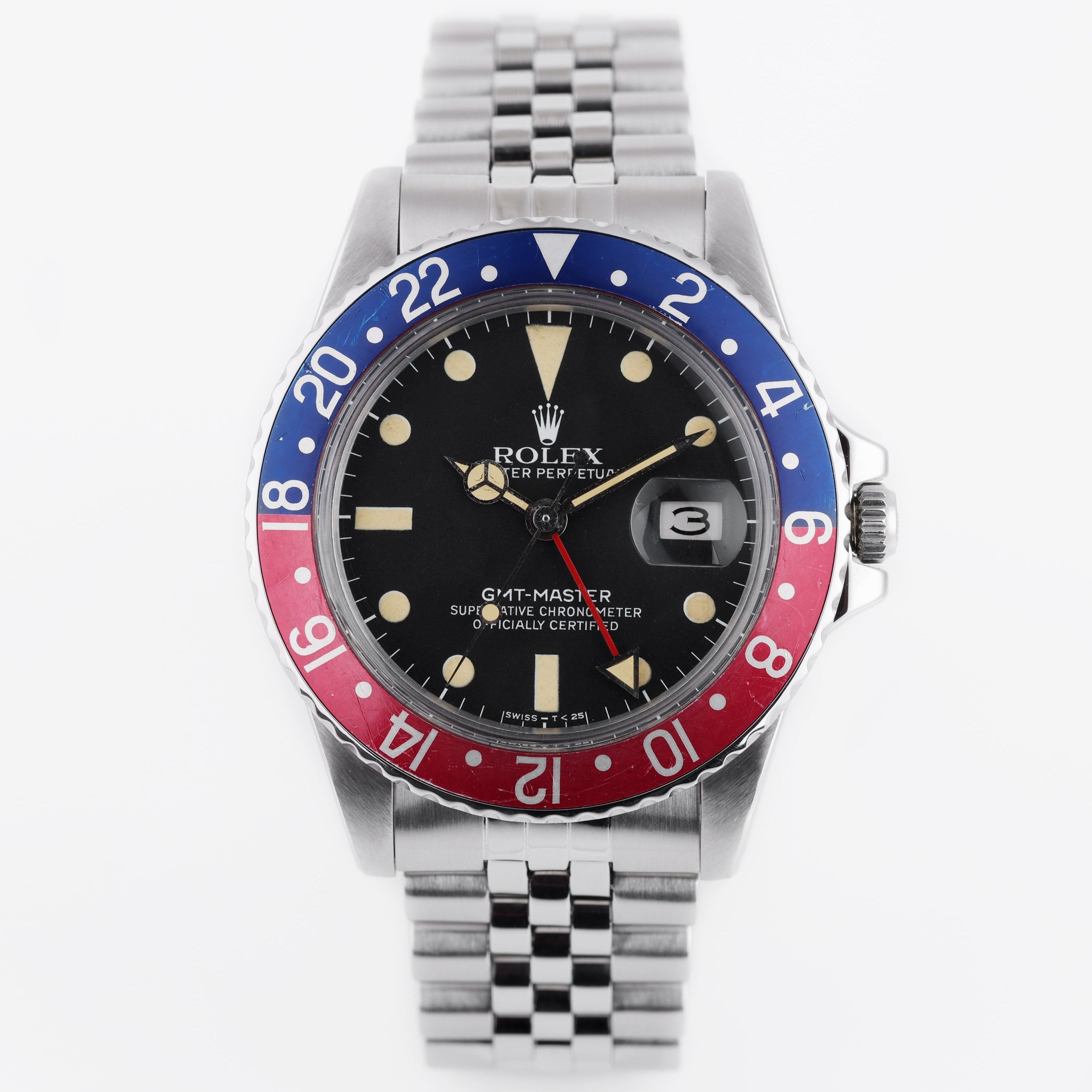 Rolex GMT-Master Pepsi | REF. 16750 | Stainless Steel | 1979 | SWISS - T <25 Dial