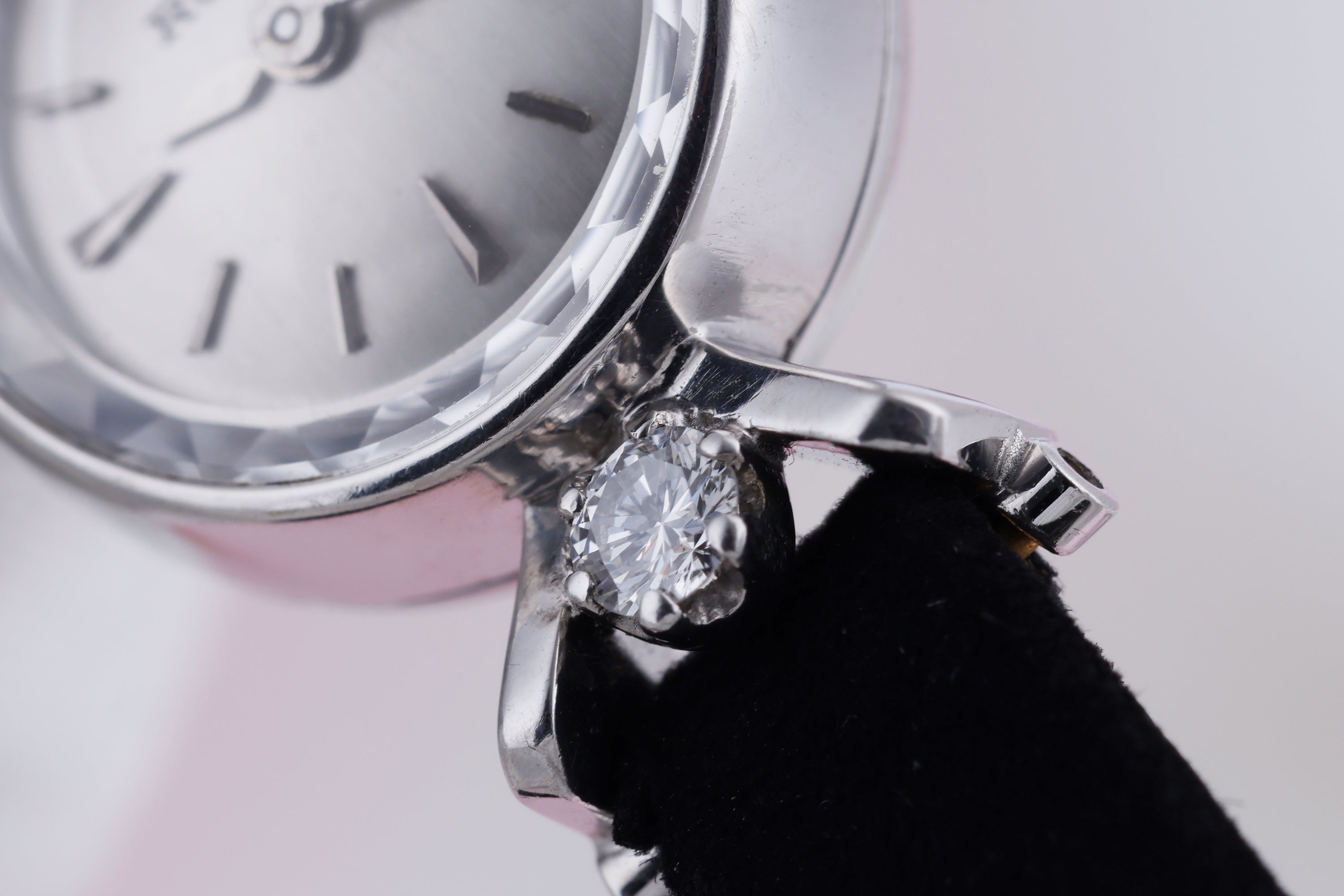 Rolex 1960's Ladies Dress Watch | REF. 9828 | Diamond Lugs | 15mm | Manual Wind | 18k White Gold