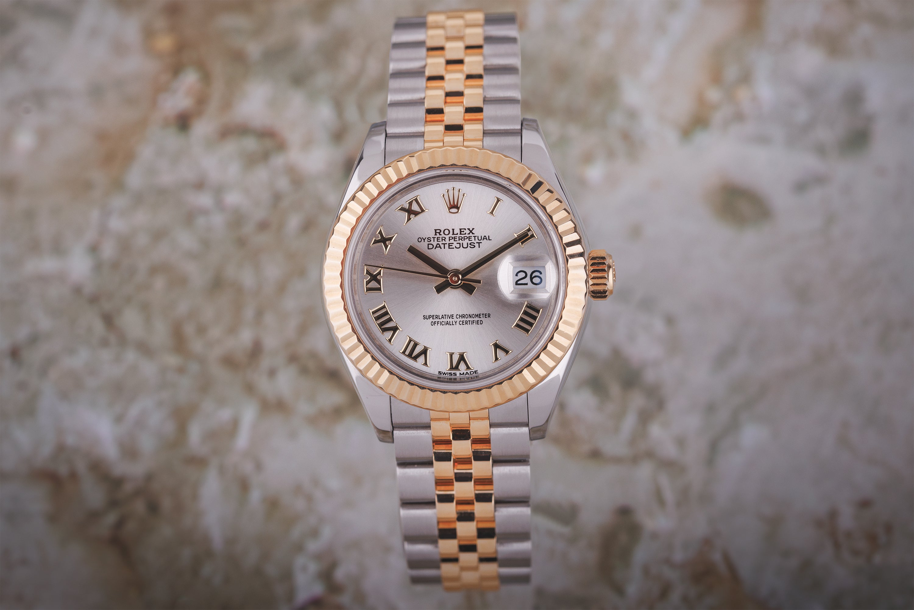 Rolex Lady DateJust 28mm | REF. 279173 | Silver Dial | 28mm | Stainless Steel & 18k Yellow Gold | Box & Papers | 2018