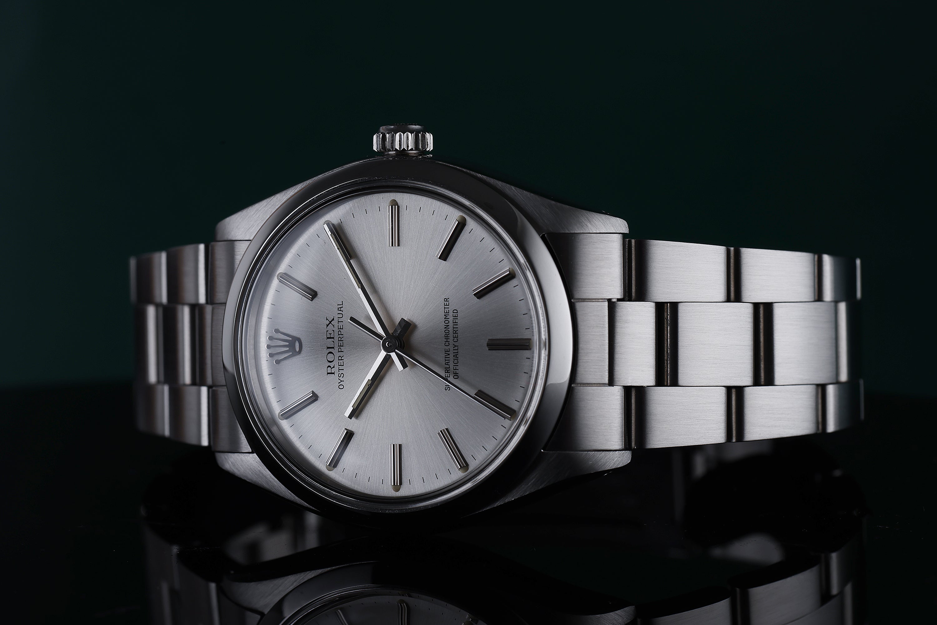 Rolex Oyster Perpetual | REF. 1002 | Silver Dial | 34mm | Stainless Steel | 1986