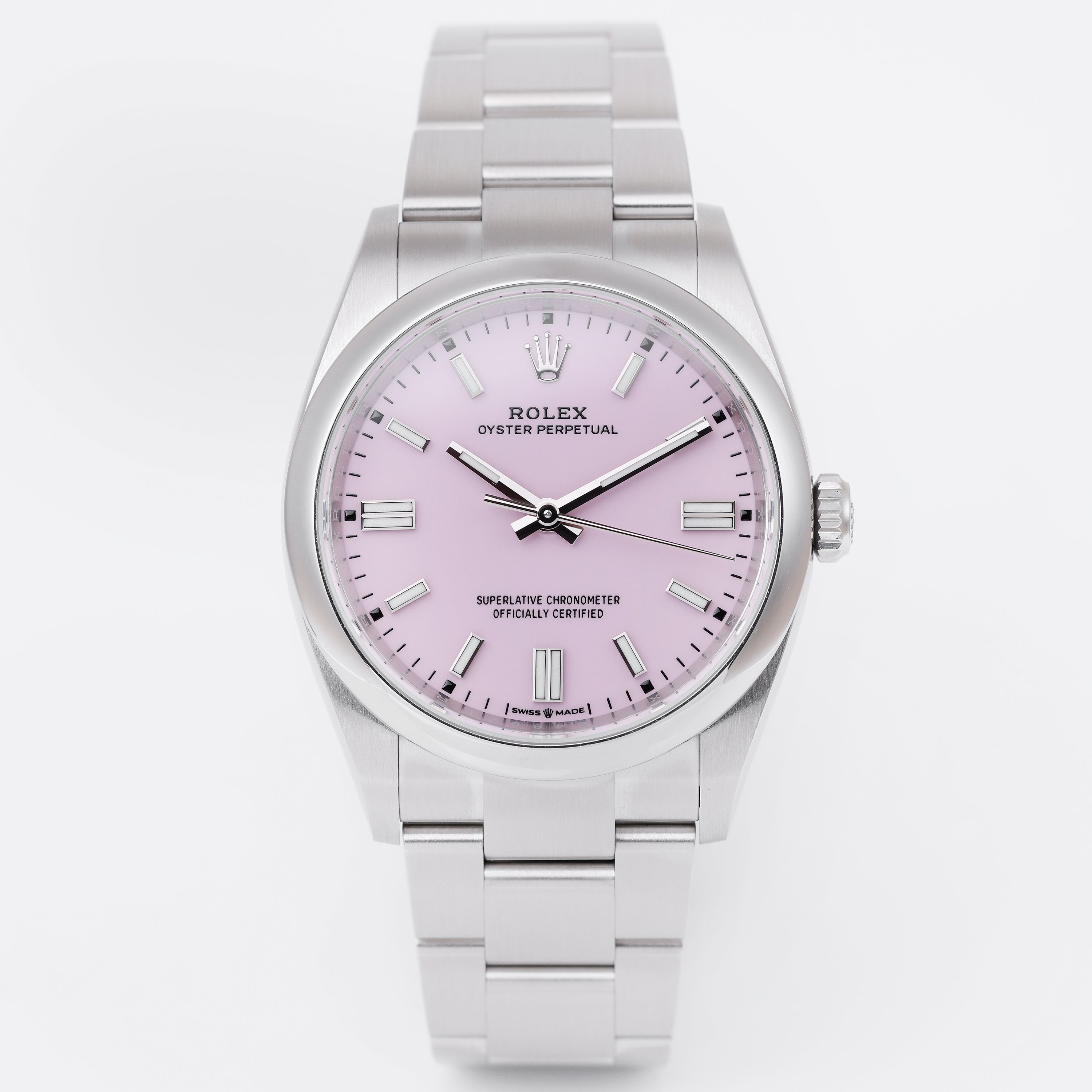Unworn Rolex Oyster Perpetual 36mm | REF. 126000 | Candy Pink | Box & Papers | 2023 | Stainless Steel