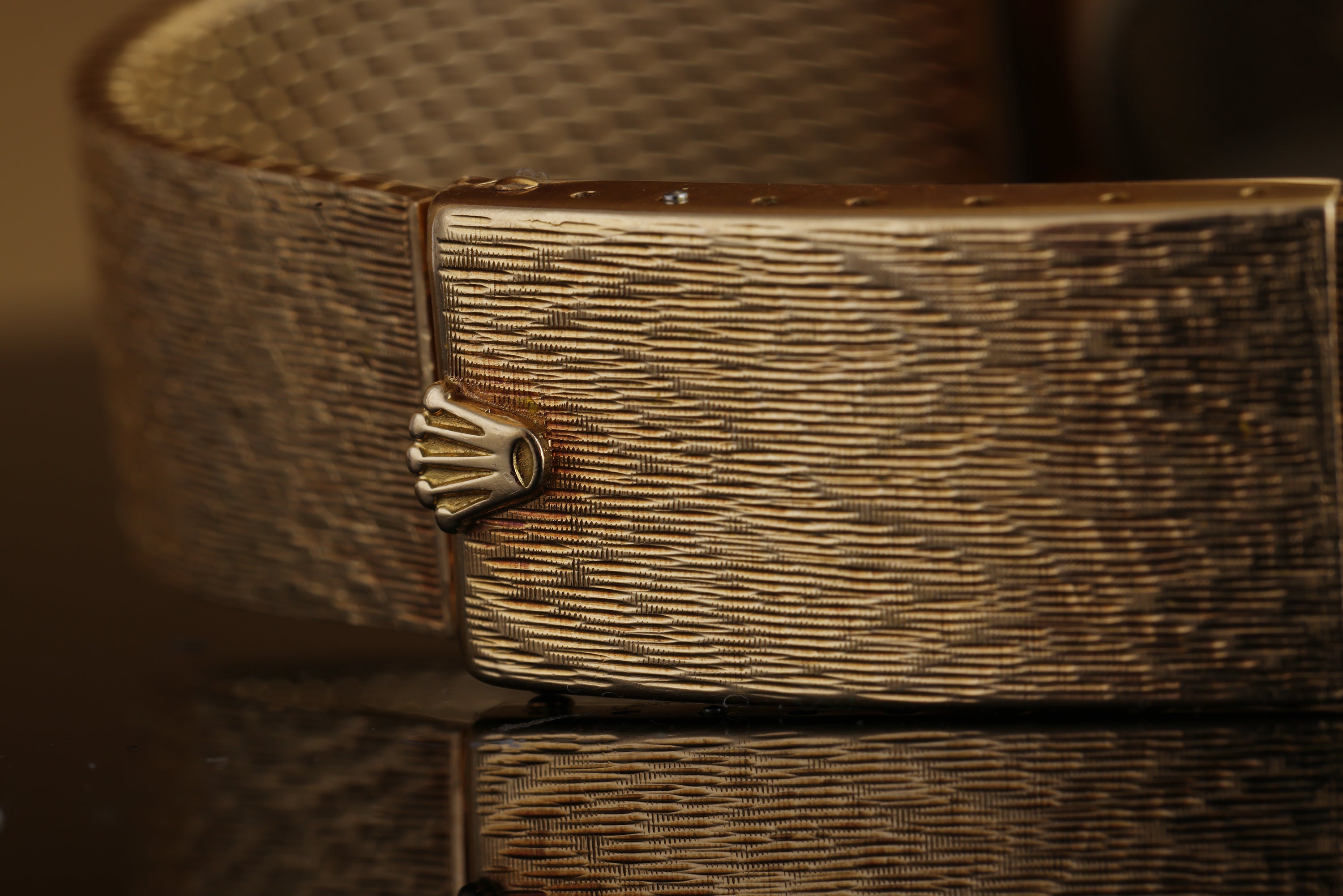 Rare Rolex Oyster Perpetual - Qaboos Sultan of Oman Dial | REF. 6744 | 18k Yellow Gold | 1973