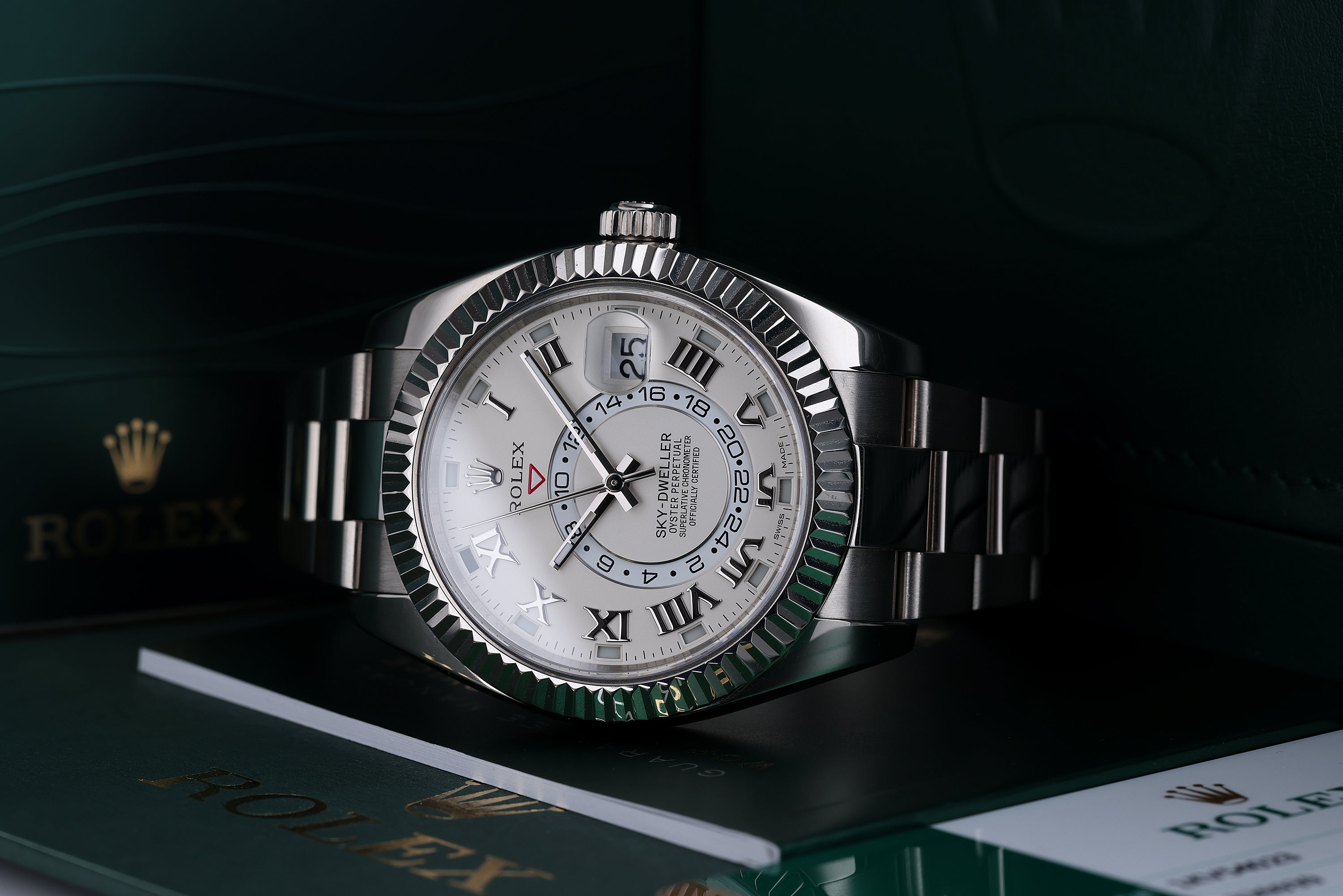 Rolex Sky-Dweller | REF. 326939 | White Dial | 18k White Gold | Box & Papers | 2015
