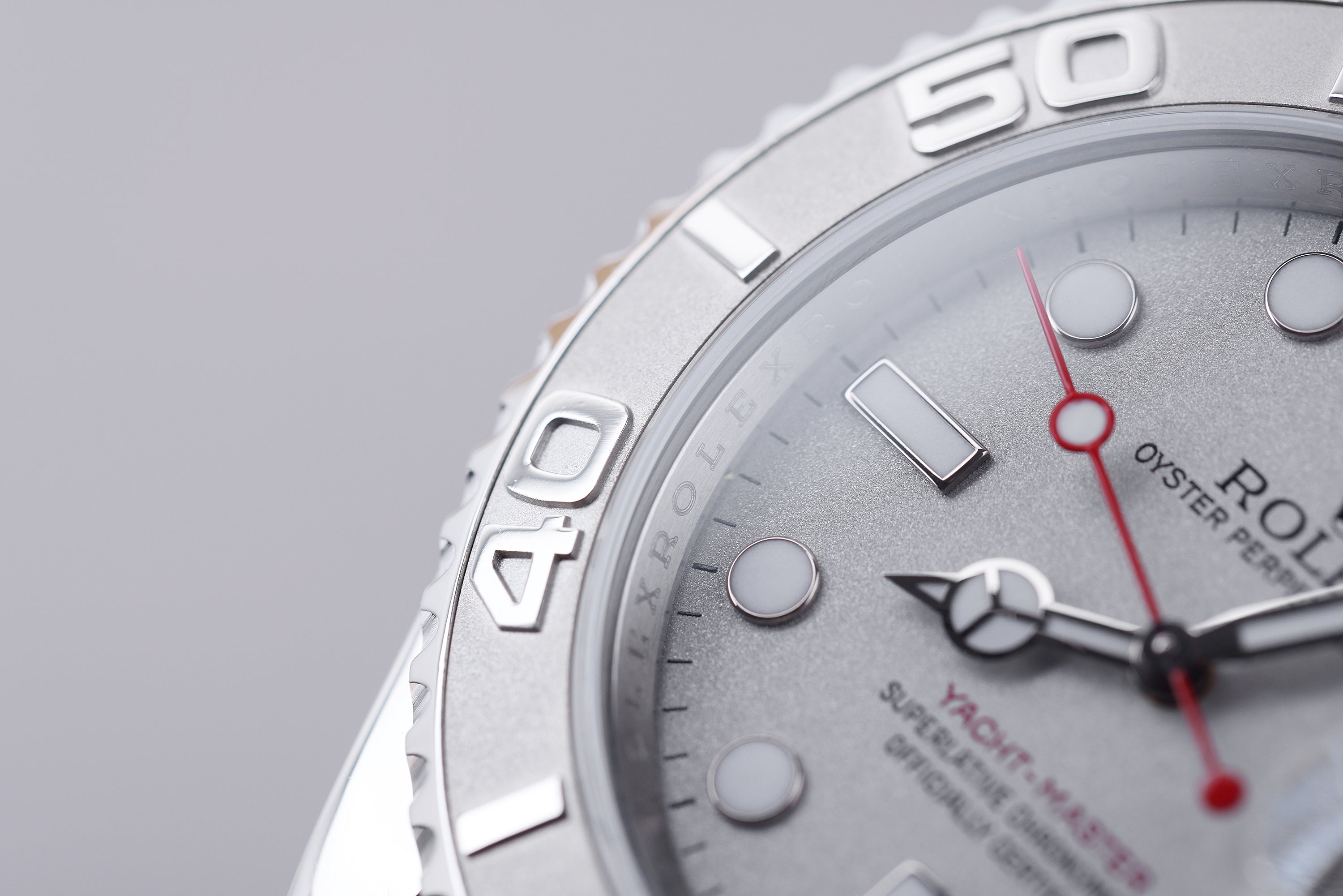 Rolex Yacht-Master 40 | REF. 16622 | Stainless Steel & Platinum | Platinum Dial | Box & Papers