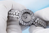 The Royal Diamond Lady Wristwatch | REF. BA 32 | Pave Diamond | 18k White Gold | 27mm | Quartz | 1990's