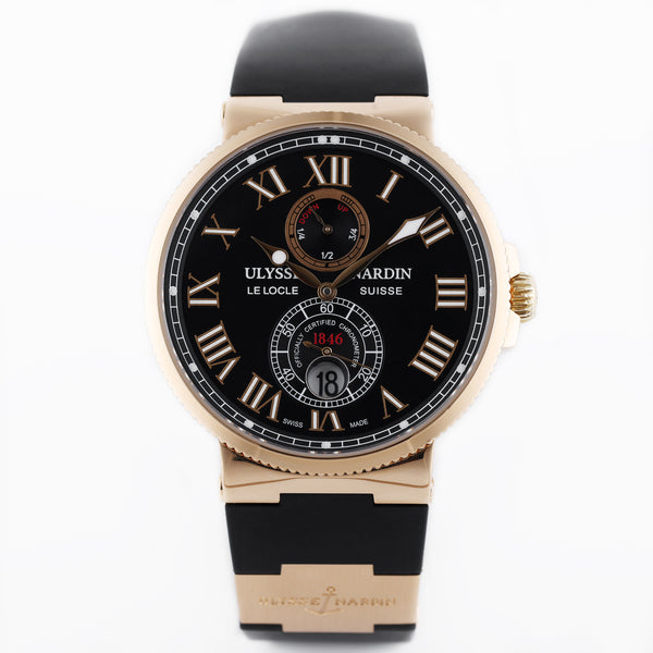 Ulysse Nardin Marine Chronometer | REF. 266-67 | 18k Rose Gold | 43mm | Box & Papers | 2008