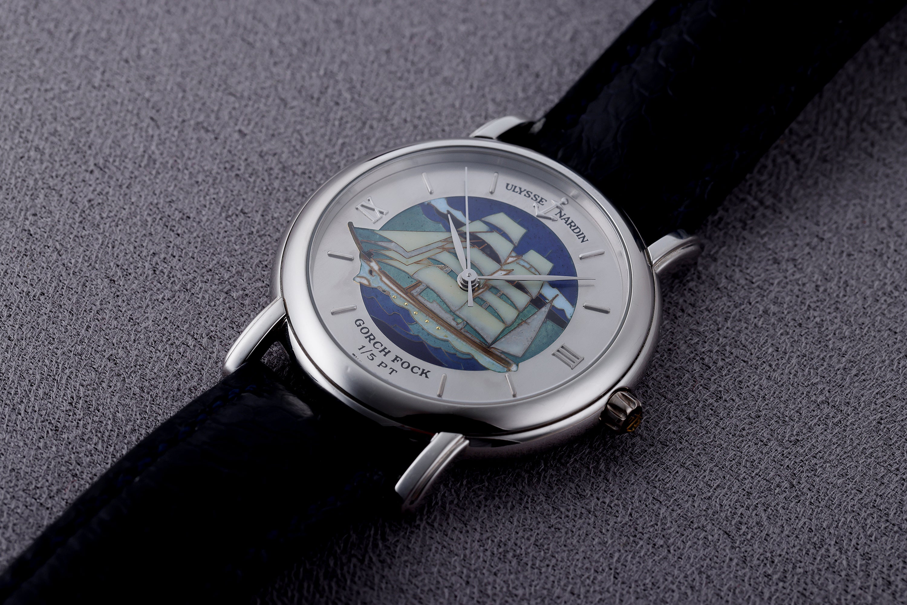 Ulysse Nardin San Marco | Platinum 1 of 5 Limited Edition | REF. 139-70-9 | Cloisonné Enamel - Gorch Fock | 37mm | Automatic | 2000's