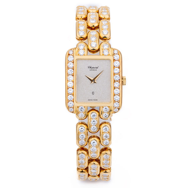 Chopard Vintage Ladies Watch | REF. 5171 | Silver 'Sparkle' Dial | 21.5mm | 18k Yellow Gold