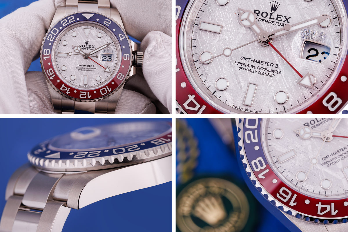 Rolex GMT-Master II "Pepsi" | REF. 126719BLRO | Meteorite Dial | 18k White Gold | Box & Papers | 2026