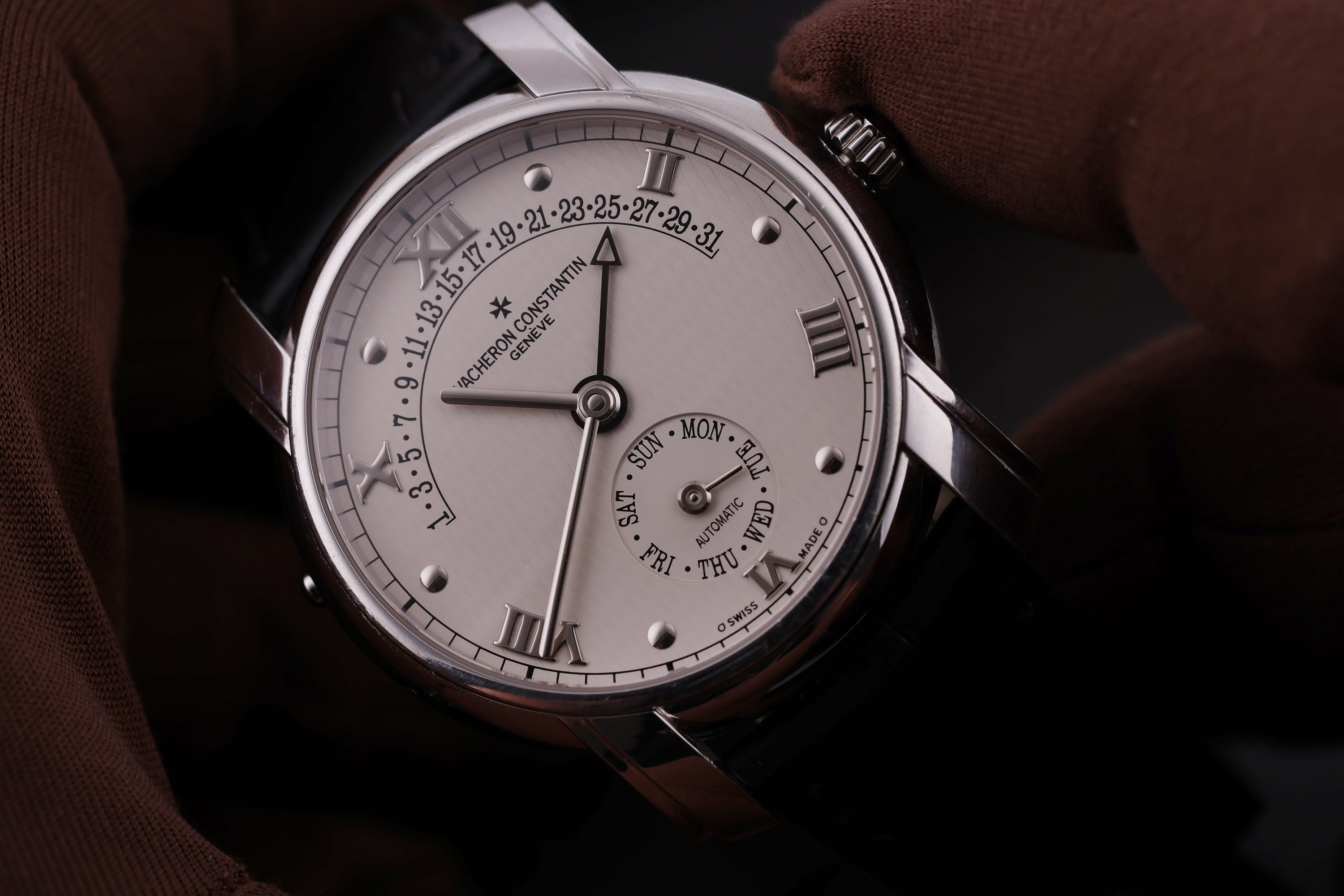 Vacheron Constantin Patrimony 31-Day Retrograde | REF. 47245/000G | Day & Date | 18k White Gold | 37mm | Automatic | Box & Papers | 2000s
