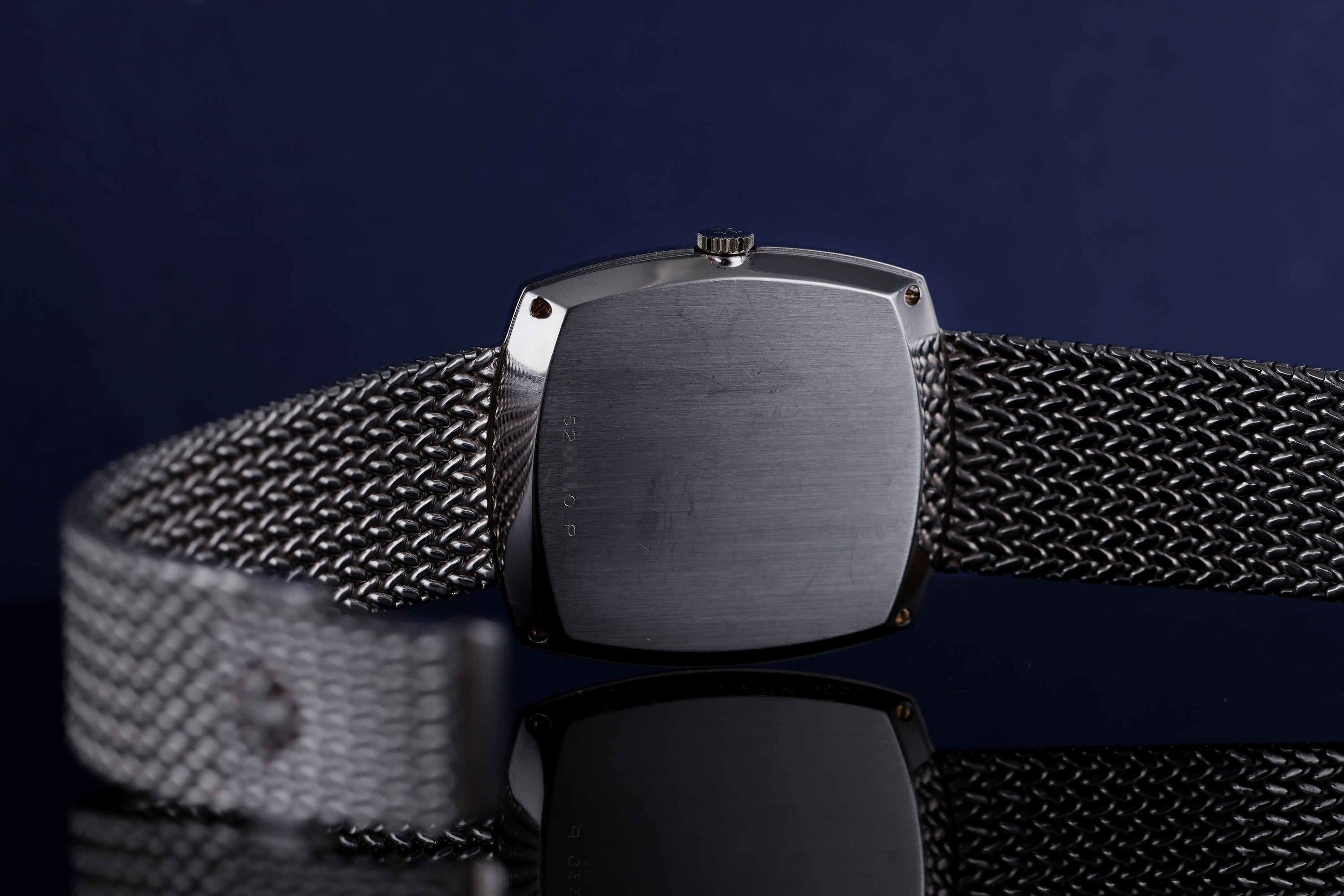 Vacheron Constantin 1980's Watch | Onyx & Pave Diamond Dial | 18k White Gold | 30mm | Manual Wind