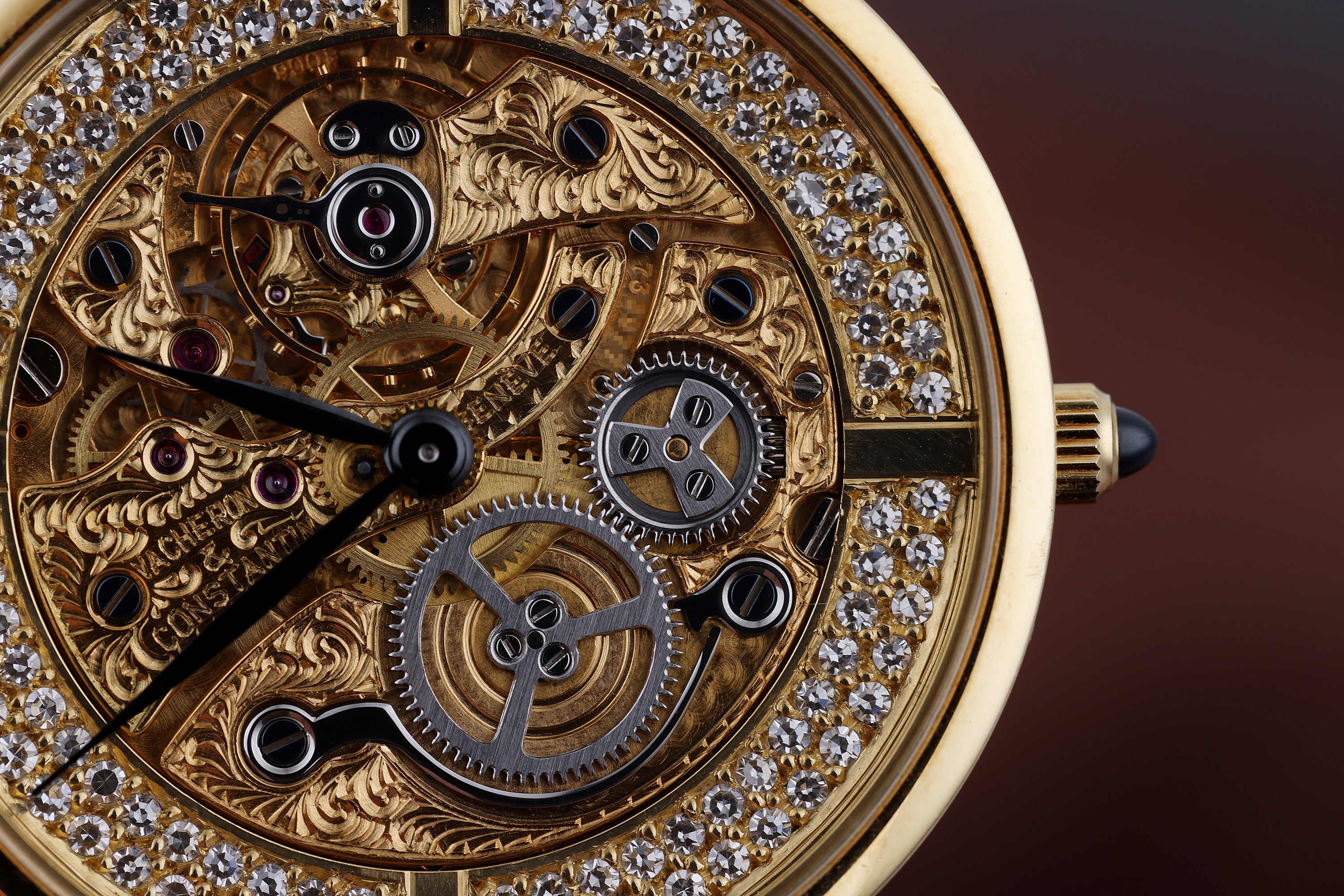 Vacheron Constantin 1980's Patrimony Squelette | REF. 36002 | Skeleton Wristwatch | Ultra-Thin | Open-Worked Diamond Dial | 31mm | 18k Yellow Gold