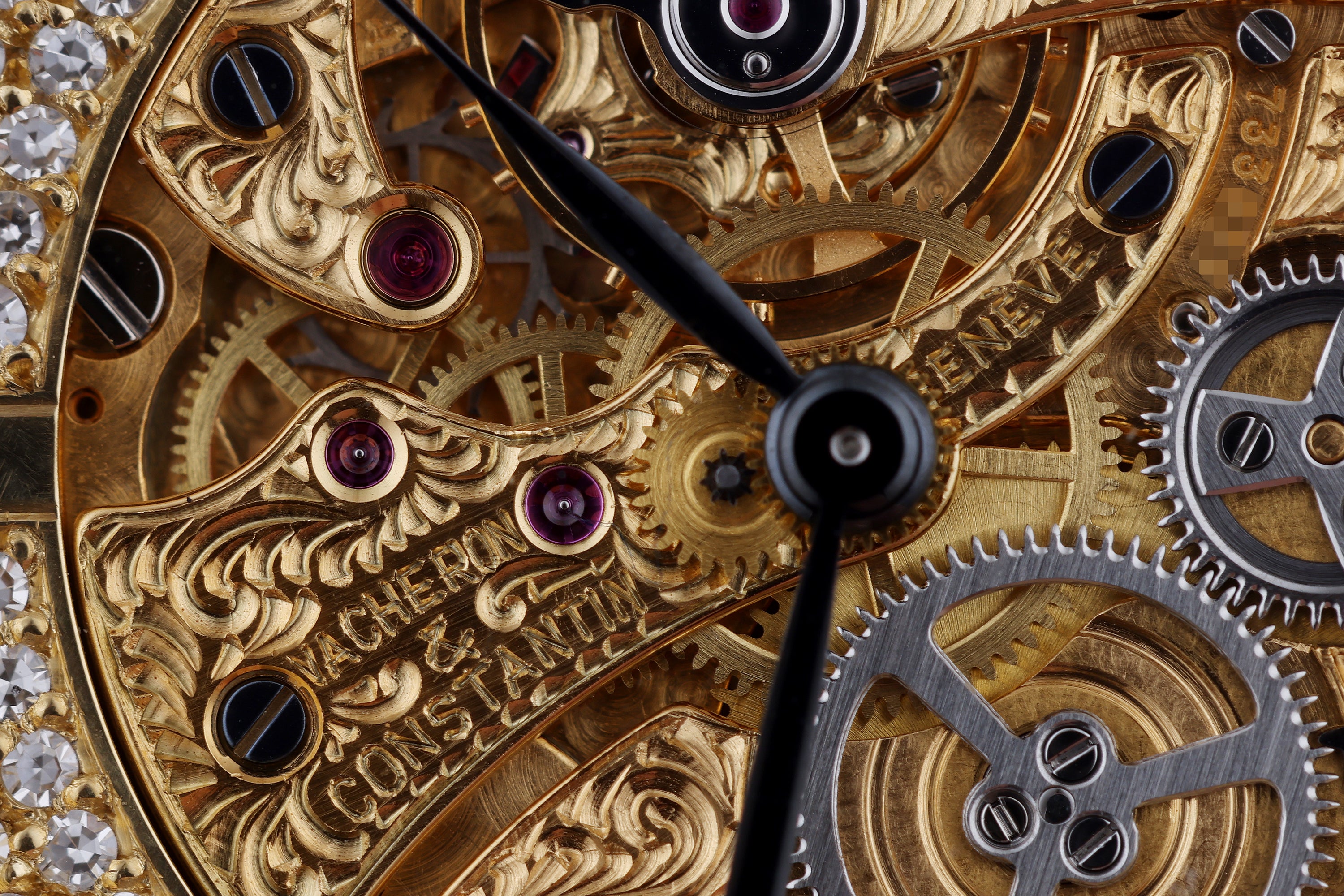 Vacheron Constantin 1980's Patrimony Squelette | REF. 36002 | Skeleton Wristwatch | Ultra-Thin | Open-Worked Diamond Dial | 31mm | 18k Yellow Gold