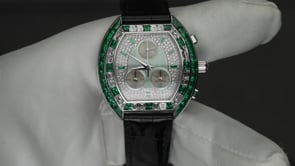 Piaget 18K White Gold Emerald and