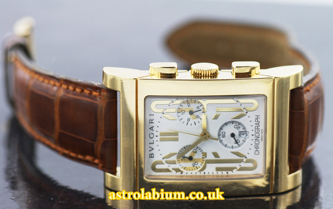 Bvlgari rettangolo discount yellow gold