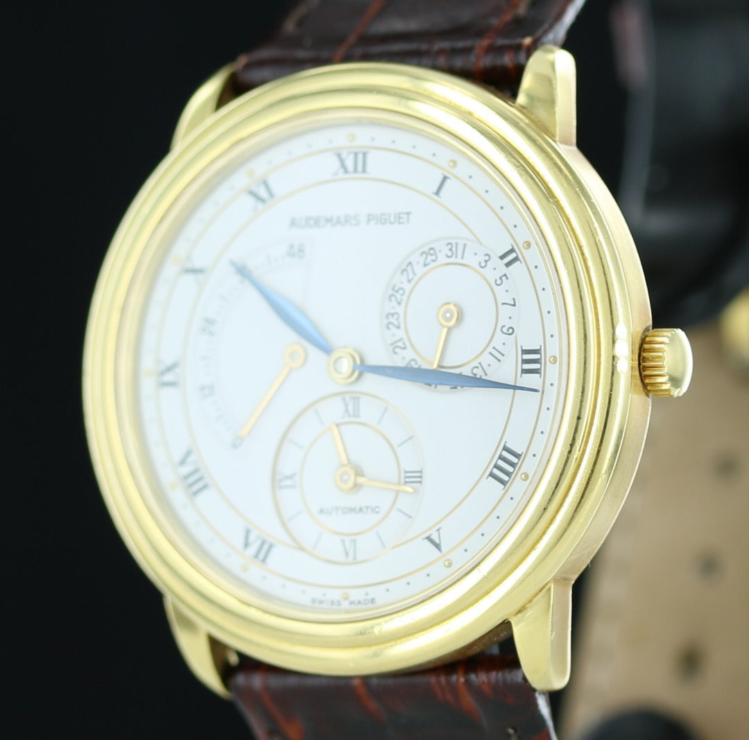 Audemars Piguet Dual Time Power Reserve 18K Yellow Gold