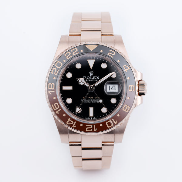 Rolex GMT-Master II Rootbeer | REF. 126715CHNR | 18k Rose Gold | Box & Papers | 2018