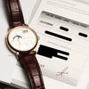 A Lange & Sohne 139.032 Grand Lange 1 Moonphase 18K Rose Gold Second Hand Watch Collectors 11