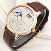 A Lange & Sohne 139.032 Grand Lange 1 Moonphase 18K Rose Gold Second Hand Watch Collectors 3