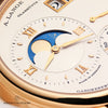 A Lange & Sohne 139.032 Grand Lange 1 Moonphase 18K Rose Gold Second Hand Watch Collectors 4