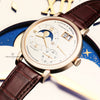A Lange & Sohne 139.032 Grand Lange 1 Moonphase 18K Rose Gold Second Hand Watch Collectors 7