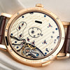 A Lange & Sohne 139.032 Grand Lange 1 Moonphase 18K Rose Gold Second Hand Watch Collectors 9