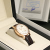 A Lange Sohne Time Zone 1 18K Rose Gold Second Hand Watch Collectors 10