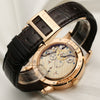 A Lange Sohne Time Zone 1 18K Rose Gold Second Hand Watch Collectors 6