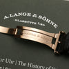 A Lange Sohne Time Zone 1 18K Rose Gold Second Hand Watch Collectors 8