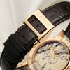 A Lange Sohne Time Zone 1 18K Rose Gold Second Hand Watch Collectors 9